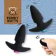 Набор анальных вибропробок FeelzToys FunkyButts с пультом ДУ, черный