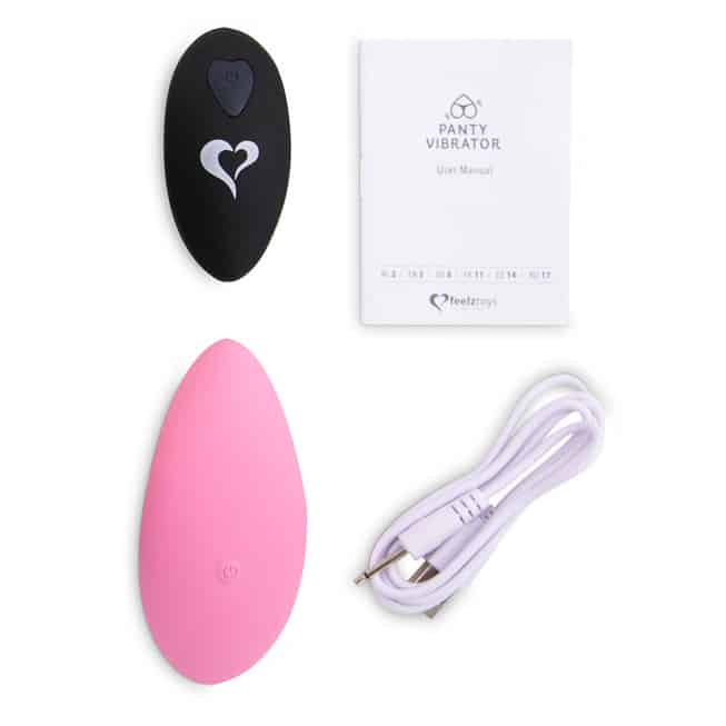 Массажер в трусики FeelzToys Panty Vibe Remote Controlled с пультом ДУ, розовый - фото 3