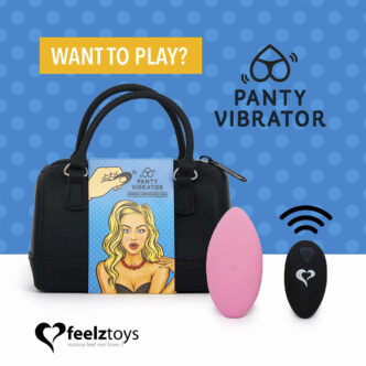 Массажер в трусики FeelzToys Panty Vibe Remote Controlled с пультом ДУ, розовый