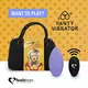 Массажер в трусики FeelzToys Panty Vibe Remote Controlled с пультом ДУ, фиолетовый