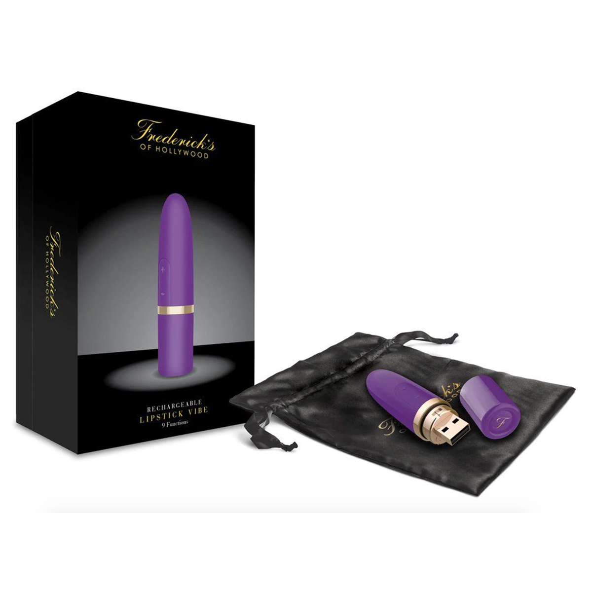 Вибропуля Fredericks Of Hollywood Lipsctick Vibe, фиолетовая