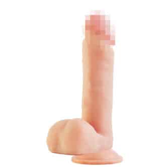 Фаллоимитатор с вибрацией LoveToy Best Cock 19 см с выносным пультом ДУ, телесный