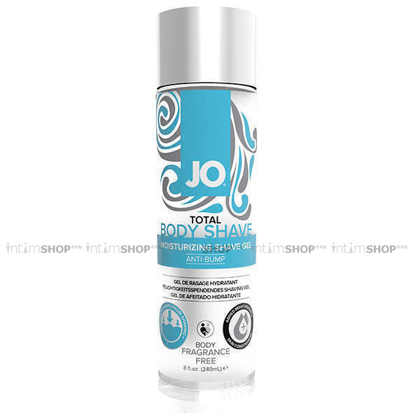 

Гель для бритья и интимной гигиены System JO Total без запаха, 240 мл