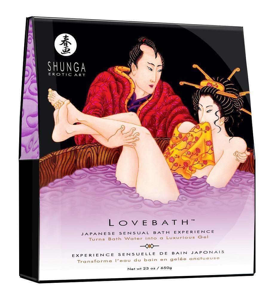 Гель-желе для ванны Shunga Lovebath Чувственный лотос, 650 г