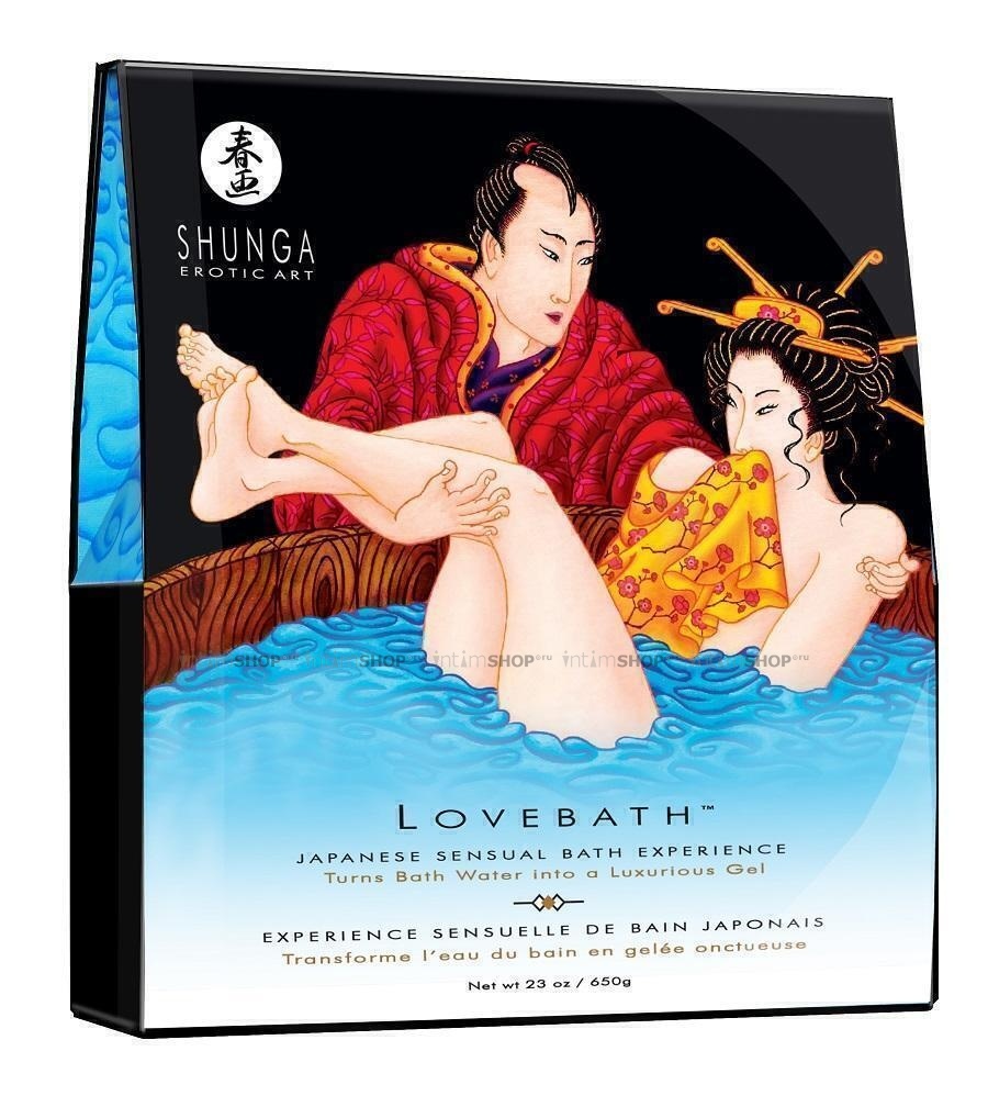 Гель-желе для ванны Shunga Lovebath Океанское искушение, 650 г