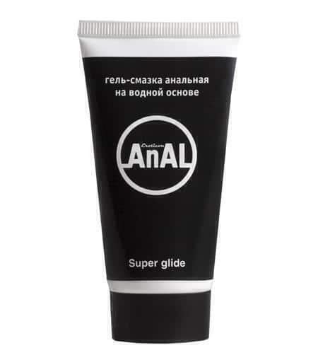 Гель-смазка анальная, на водной основе Anal Super Glide, 50 мл