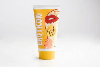 Гель-смазка оральная со вкусом дыни Eroticon, 50 мл