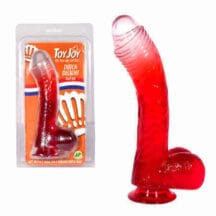 Гелевый фаллоимитатор Toy Joy Dutch Delight Tulip Red