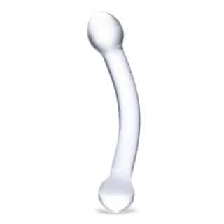 Стеклянный фаллоимитатор Glas Tickler 18 см, оранжевый GLAS-57 - Glas - Анальные стимуляторы - Купить
