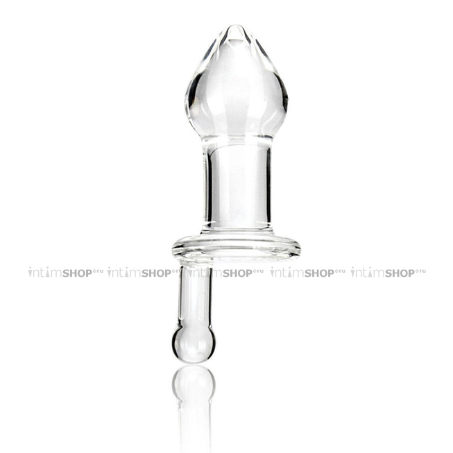 Стеклянная пробка с ручкой Glas 12 см, бесцветный