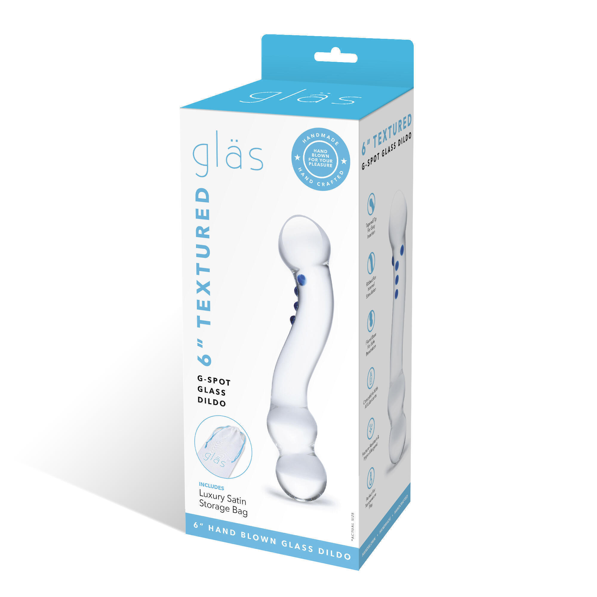 Стимулятор для точки G Glas Curved G-Spot, бесцветный