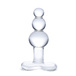 Стеклянная анальная елочка Glas Tapered Base 10 см, бесцветный
