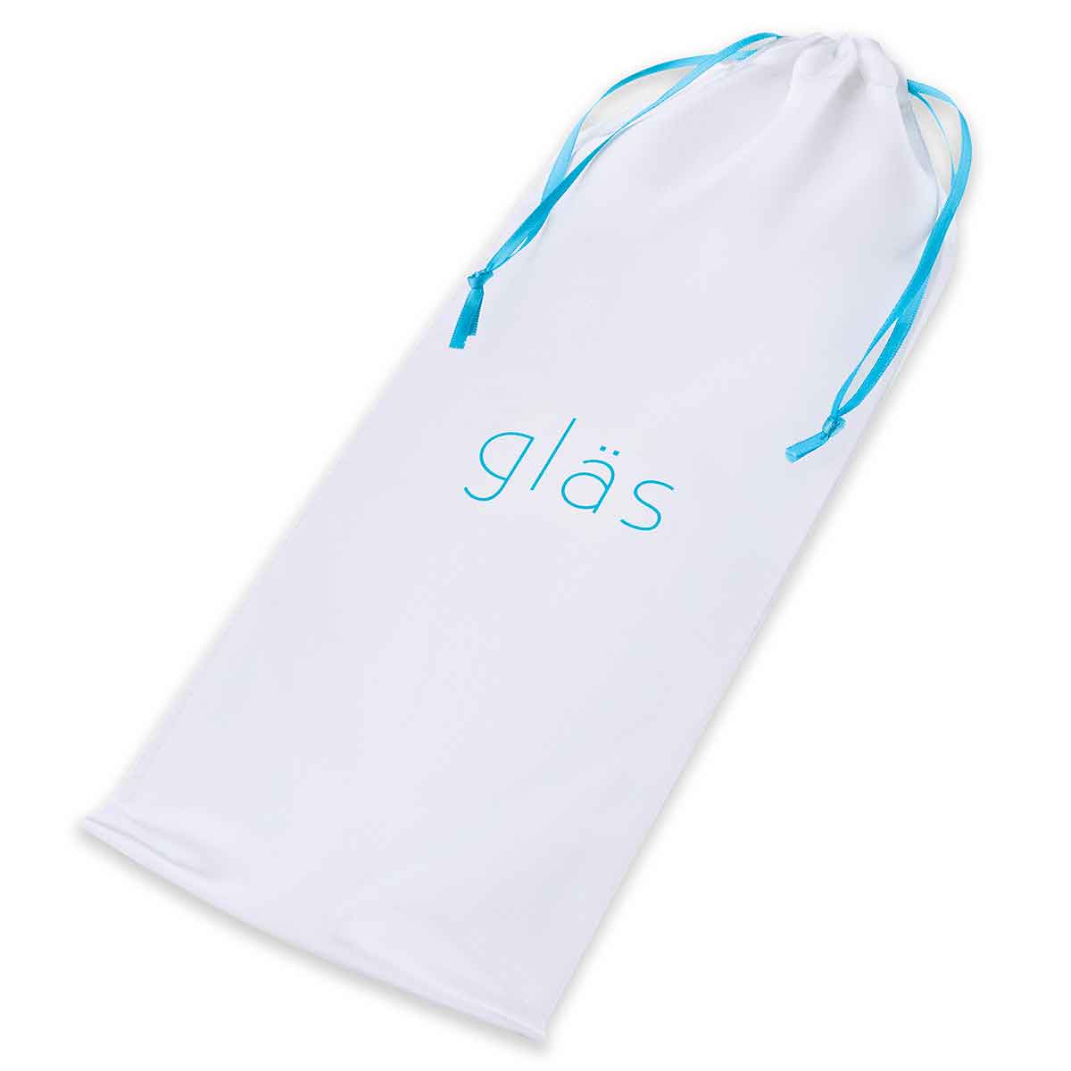 Двусторонний фаллоимитатор Glas Realistic 27.9 см, бесцветный, синий