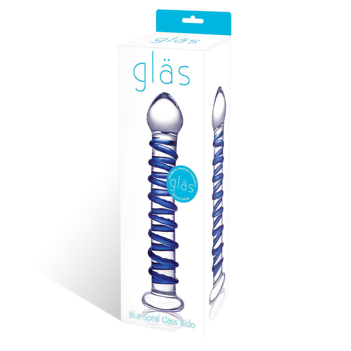 Стеклянный стимулятор Glas Spiral 18.5 см, бесцветный