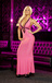 Вечернее платье в пол Hustler Lingerie, розовое, S/M