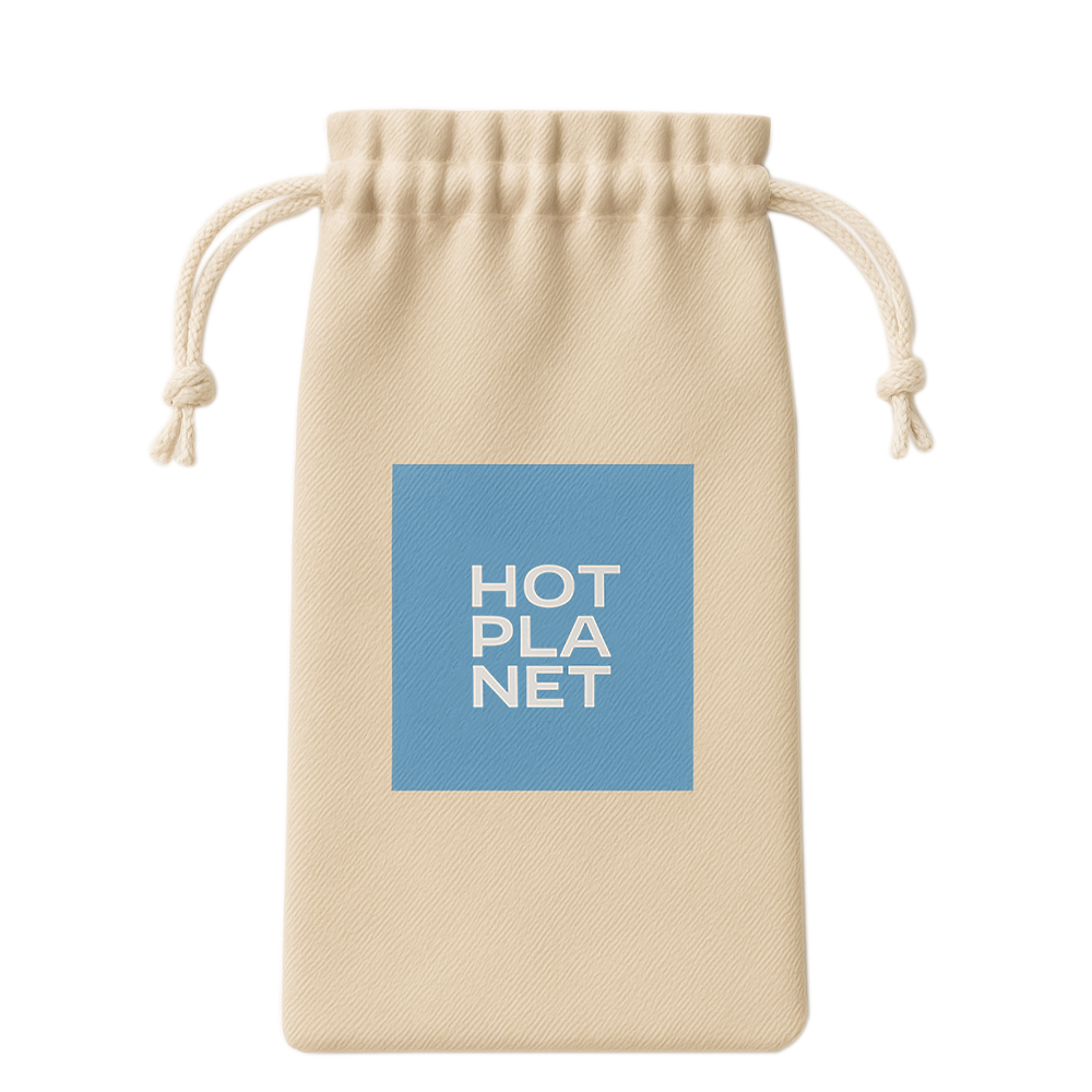 Хлопковый мешочек Hot Planet для хранения секс-игрушек, бежевый