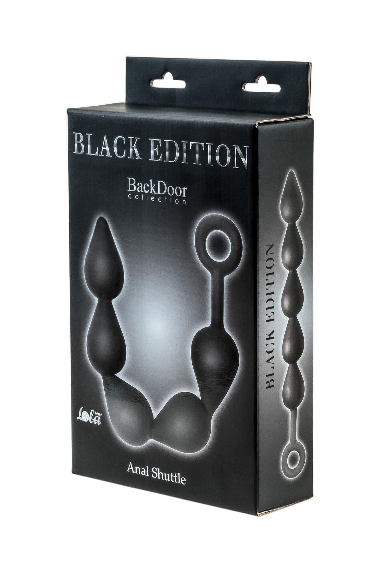 Анальная цепочка Lola Toys BackDoor Black Edition, черная