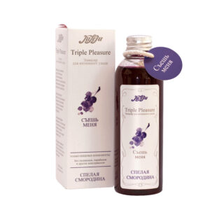 Эликсир Juleju Triple Pleasure Спелая смородина для интимного ухода, флакон, 130 мл