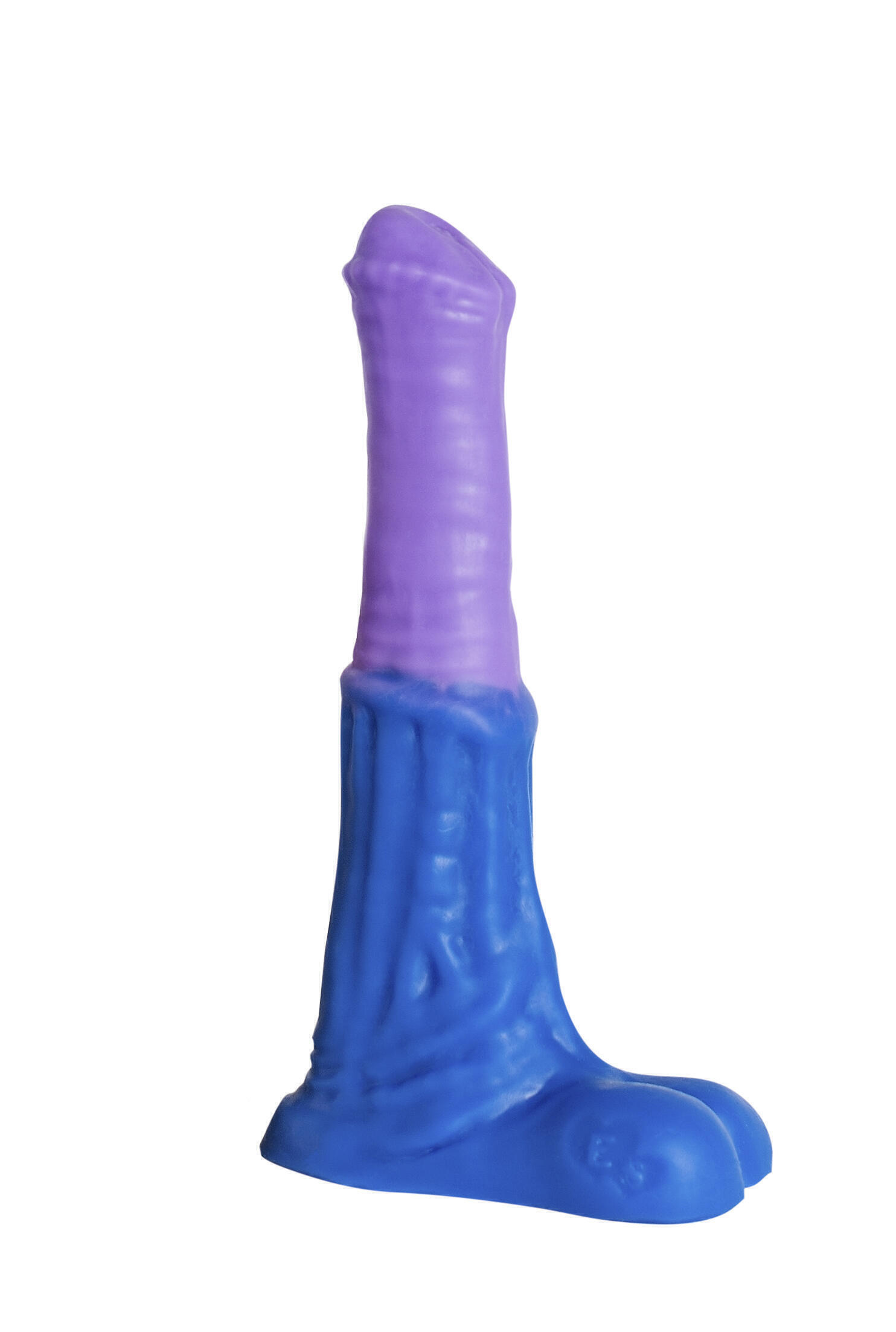 Фаллоимитатор EraSexa Пегас Mini, 17 см, сине-фиолетовый