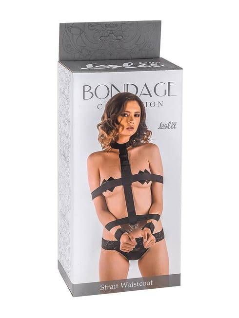 Комплект для бондажа «Смирительная рубашка» Lola Games Bondage Collections, One Size, черный от IntimShop