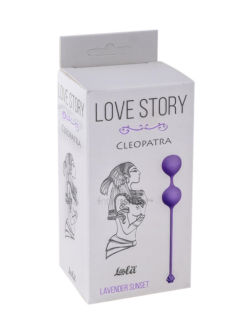 Вагинальные шарики Lola Games Love Story Cleopatra, лавандовый от IntimShop