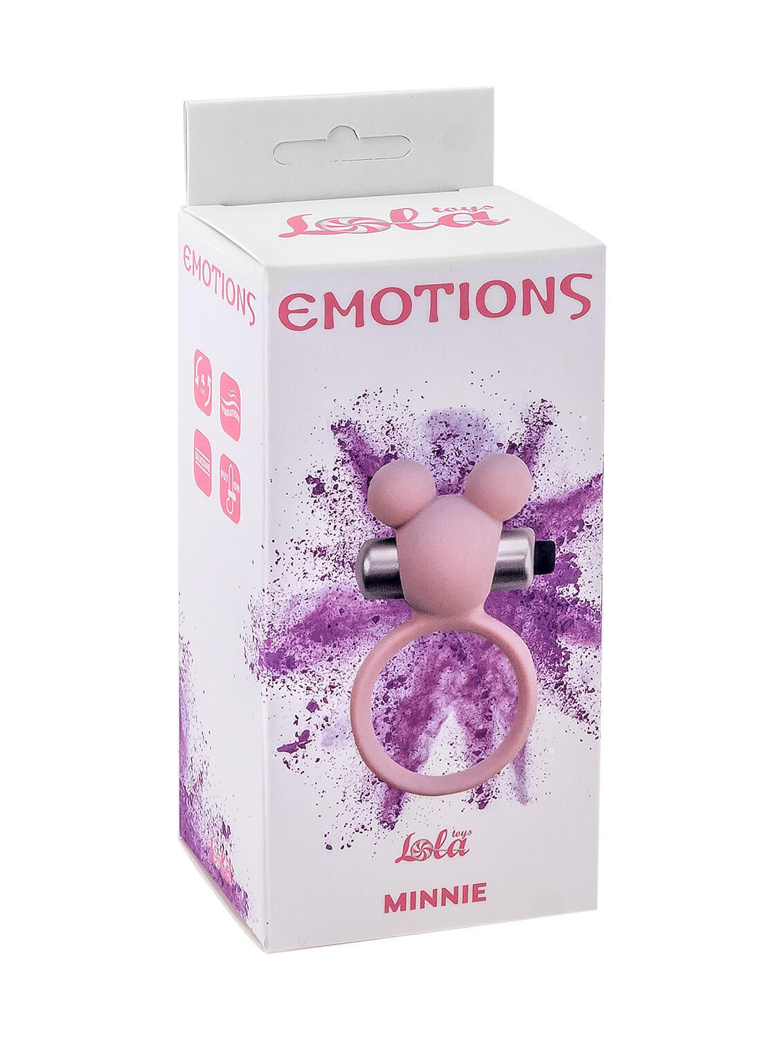Виброкольцо Lola Games Emotions Minnie, розовое