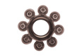 Эрекционное кольцо Lola Games Rings Bubbles, чёрное