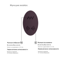 Вибратор для точки G с вакуумной стимуляцией Irresistible Desirable, фиолетовый