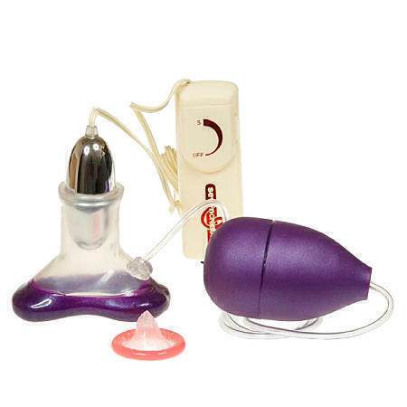 Клиторальная вакуумная помпа Clit Massager Vibrating Seven Creations