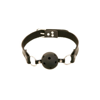 Кляп с отверстиями Pipedream Fetish Fantasy Series Breathable Ball Gag, черный