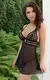 Комбинация и Стринги Soft Line Ванесса, цвет черные, S/M