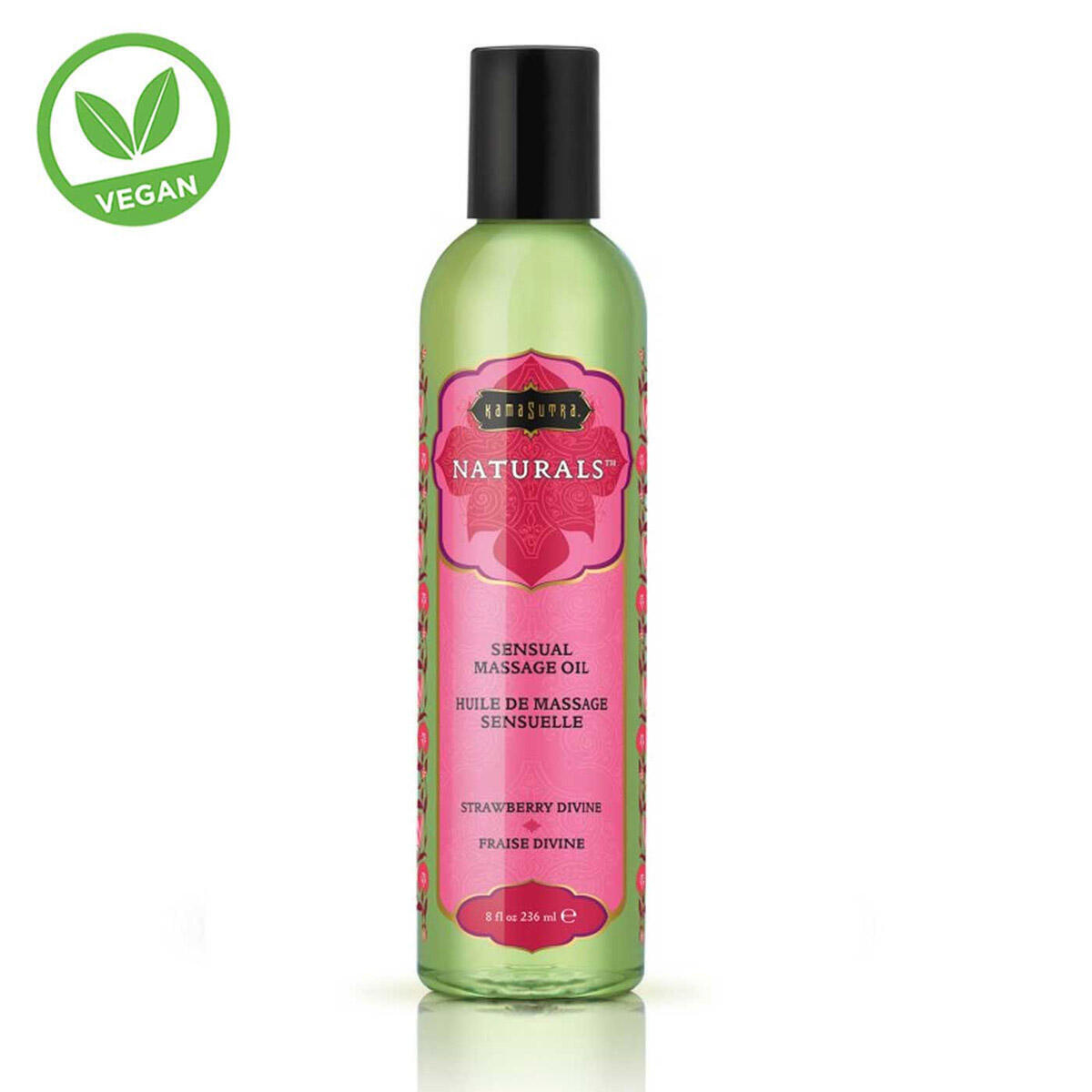 Массажное масло KamaSutra Naturals Клубничные мечты, 236 мл