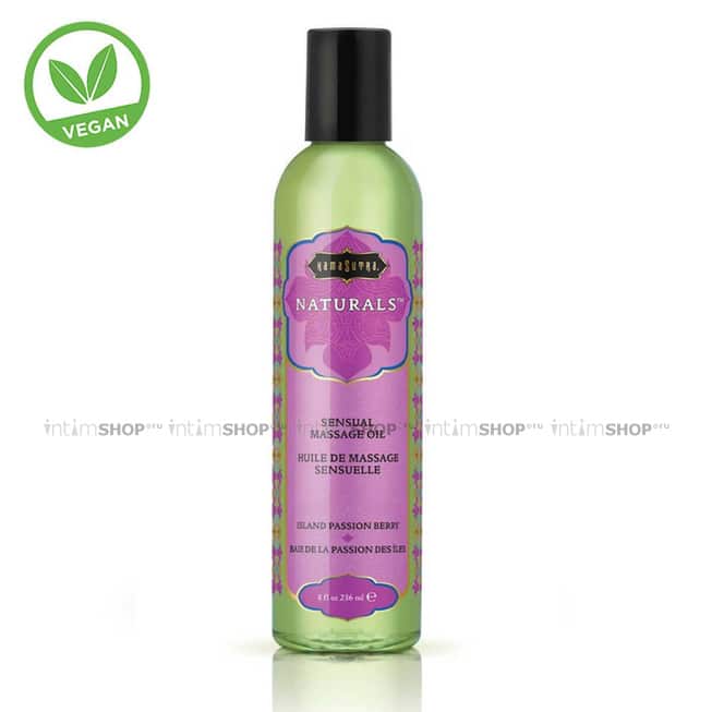 Массажное масло KamaSutra Naturals Остров страсти, ягодное, 236 мл - фото 1