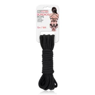 Веревка для связывания Lux Fetish 5 м, черная