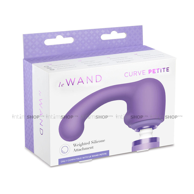 Насадка Curve для массажера Le Wand Petite, утяжеленная, фиолетовый от IntimShop