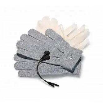 Перчатки с миостимуляцией Mystim Magic Gloves, серый