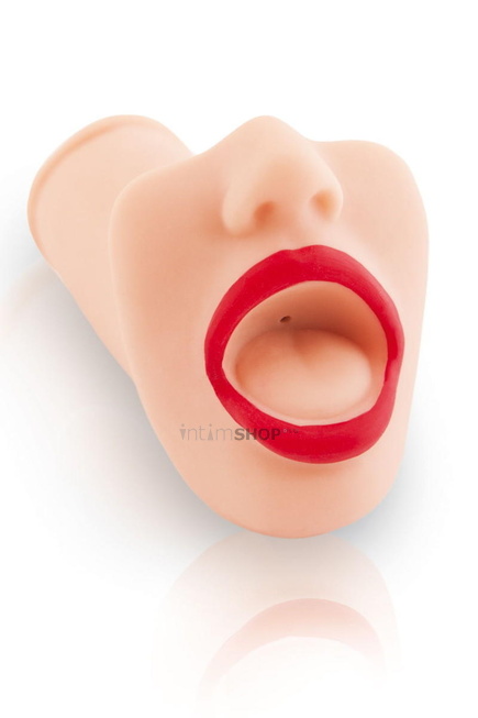 Мастурбатор ToyFa Juicy Pussy открытые губы от IntimShop