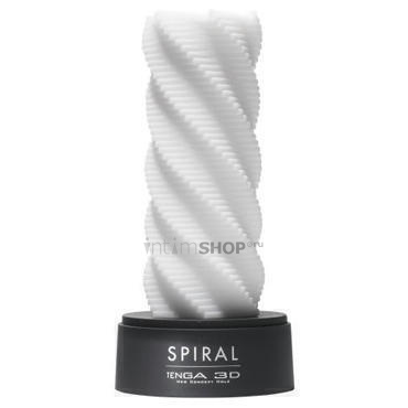 фото Мастурбатор Tenga 3D Spiral, белый
