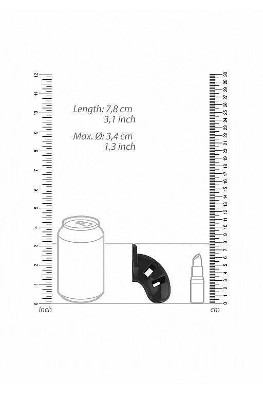 Пояс верности Shotsmedia Model 13, мужской, черный