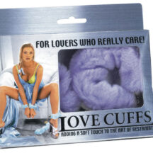 Меховые Наручники Love Cuffs Purple Plush