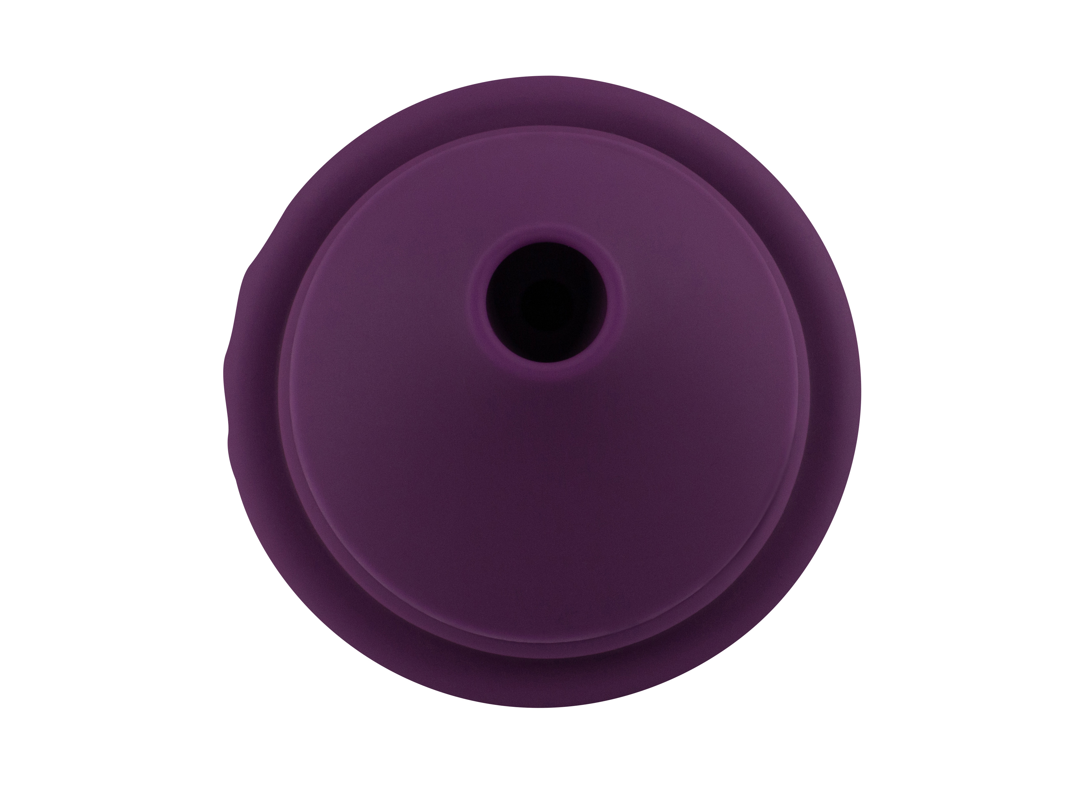 Вакуумный стимулятор клитора с вибрацией Lola Toys Blueberry Cupcake, фиолетовый