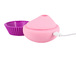 Вакуумно-волновой стимулятор клитора с вибрацией Lola Toys Magic Cupcake, розовый
