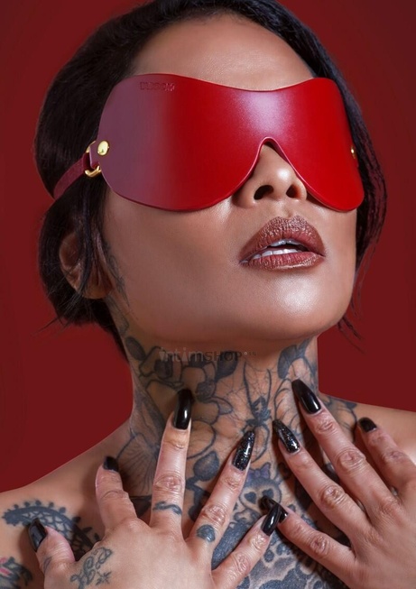 фото Маска Taboom Luxury Bondage Essentials Avantgarde Blindfold, красный