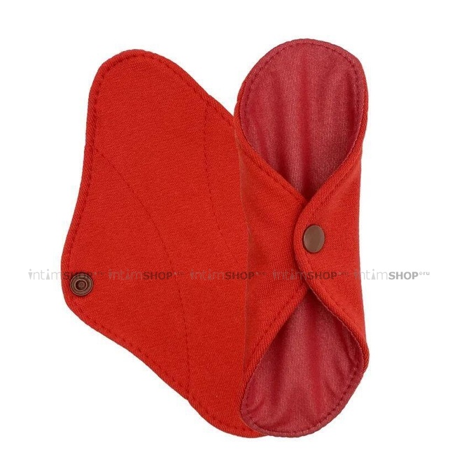 фото Многоразовые прокладки для менструации Mamalino Mini красные, 2 шт