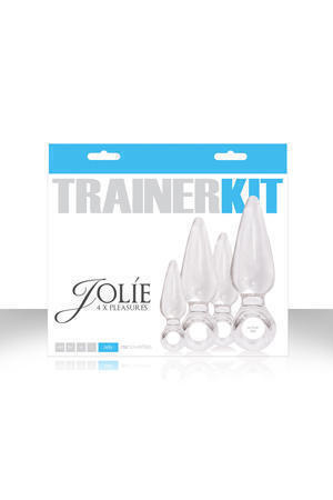 Набор анальных пробок NSNOVELTIES  Jolie Trainer Kit прозрачные, 4 шт