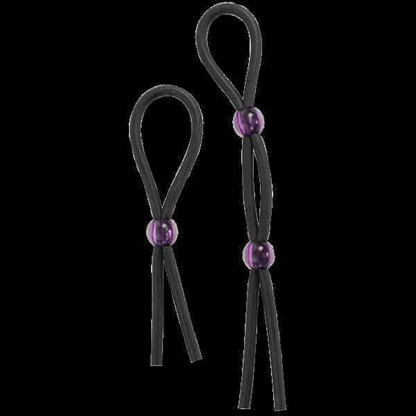 Набор эрекционные лассо Doc Johnson Silicone Cock Ties Black, черный