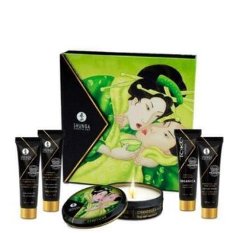 Набор Shunga Geisha's Secret Organica Экзотический зеленый чай, 5 предметов