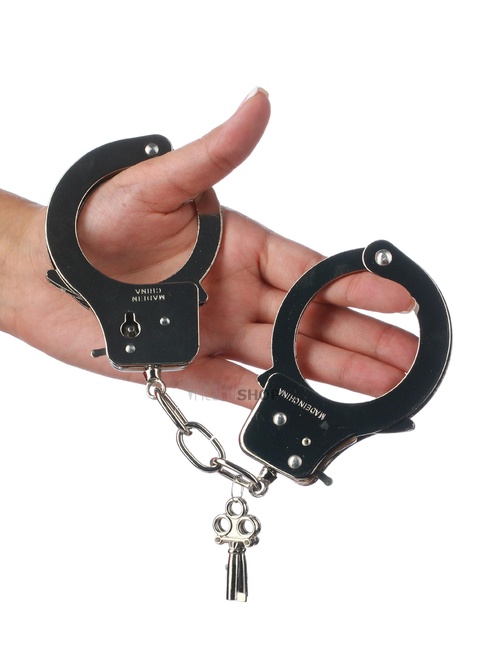 Наручники металлические PipeDream Official Handcuffs, серебристые - фото 5