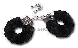 Наручники с Мехом Love Cuffs Black Plush