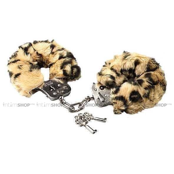 фото Наручники с мехом Love Cuffs Leopard Plush